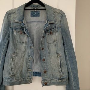 Loft denim jean jacket | size medium